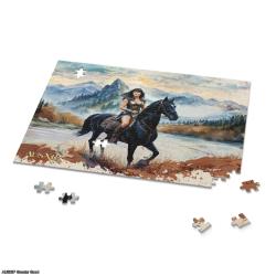 A Warrior On Her Horse Puzzle 11 x 14' (256 pieces) [Starship] [MD]