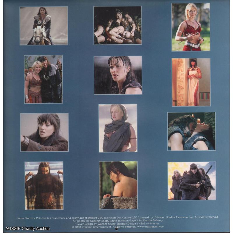 2001 Official Xena Calendar (Creation Entertainment) [Starship] (W)