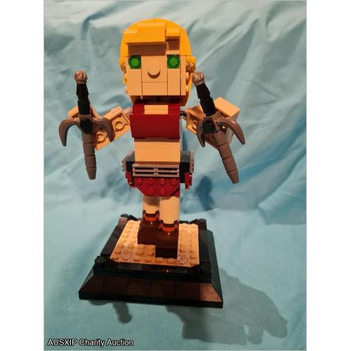 Xena: Warrior Princess Lego Character - Gabrielle #2 with Sais - One of a Kind! [HOB] [BC]