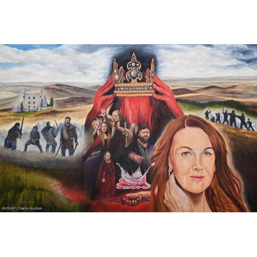 The Thoughts of Lady Macbeth Oil Painting by Clive Jackson 20 x 30' [HOB] [UK]