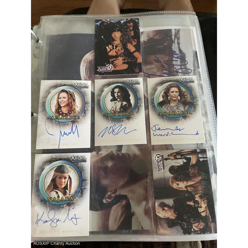 MEGA Xena Cast Autograph Pack with COAs: 28 (8 x 10) and 6 (Signed Cards) [Starship] [W]