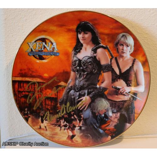 Limited Edition: Autographed LL & ROC Xena Collector Plate #17/300 [Starship] [W]