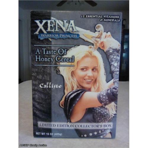 EXTREMELY RARE: Xena: A Taste of Honey Breakfast Cereal (Box Only) Trading Cards - Callisto [Starship] [JE]