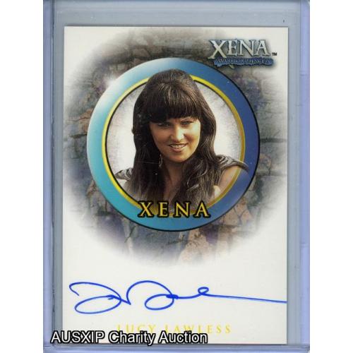 Autographed Rittenhouse Lucy Lawless Card [Starship]