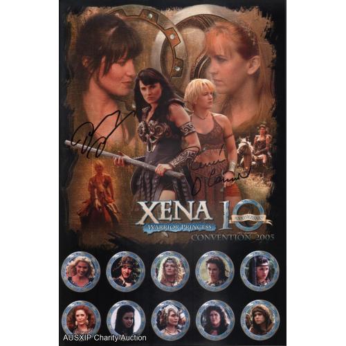Autographed Lucy Lawless & Renee O'Connor 10 x 11 Poster [HOB]