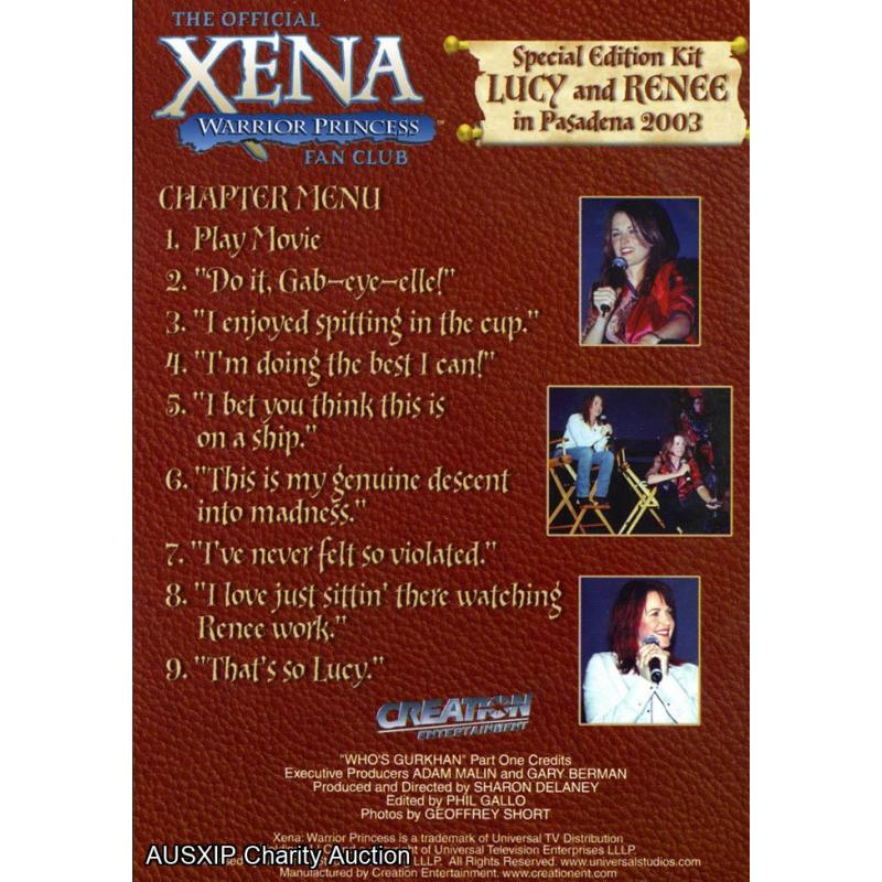DVD: Official Xena Fan Club Special Edition Kit - Pasadena 2003 [Starship] [S]
