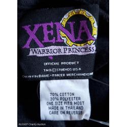 SUPER RARE: Xena Black Set Robe with Xena logo (Davis-Panzer) [Starship] [W]