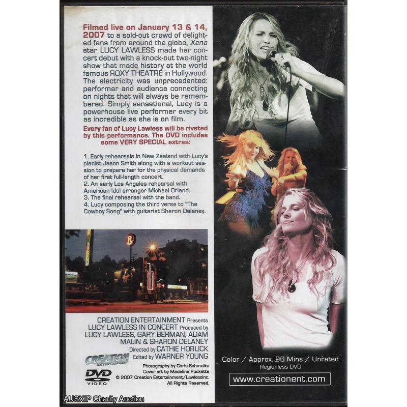 DVD: Super Rare: Lucy Lawless Concert at the Roxy (LA) - Come to Mama [Starship] [S]