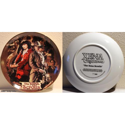 Limited Edition Xena Collector Plate The Xena Scrolls #33 / 300 [HOB] [W]