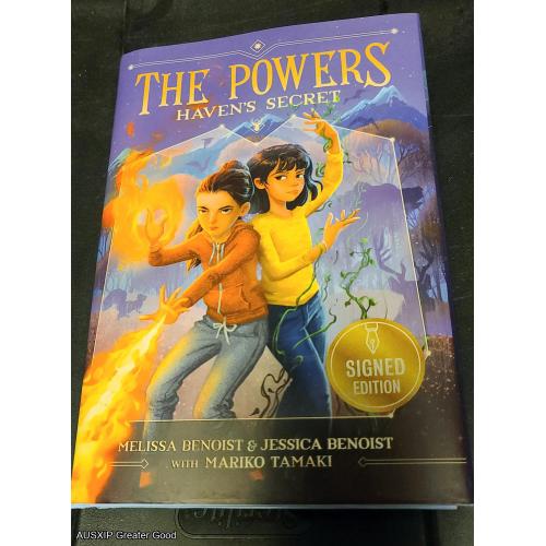 Autographed Melissa and Jessica Benoist Book: The Powers Haven's Secret [Starship] [LB]