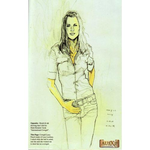 Book: Lucy Lawless and Sons Art by David Mack Kabuki Reflections #6 [Starship] [W]