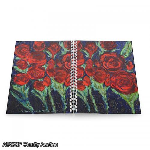 Renee O'Connor Original Art - Roses Spiral Notebook 5.83 x 8.27 [HOB] [MD]