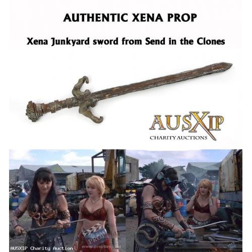 Authentic Xena Prop Sword: Xena's Junkyard Sword